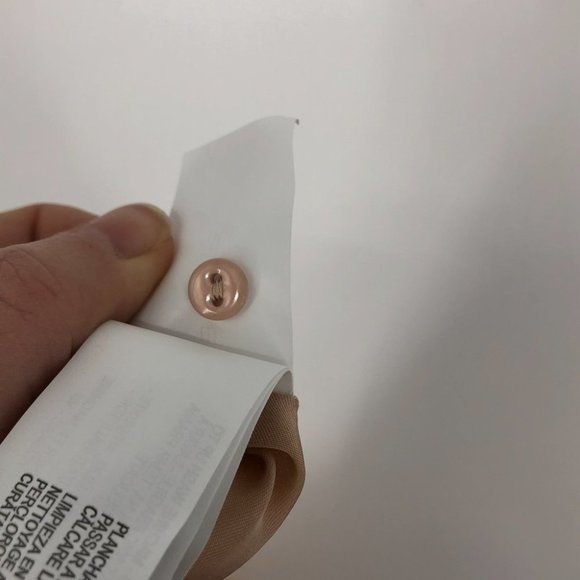 NWT Zara peach pleated parachute sheer sleeve Romper size small - Picture 5 of 15